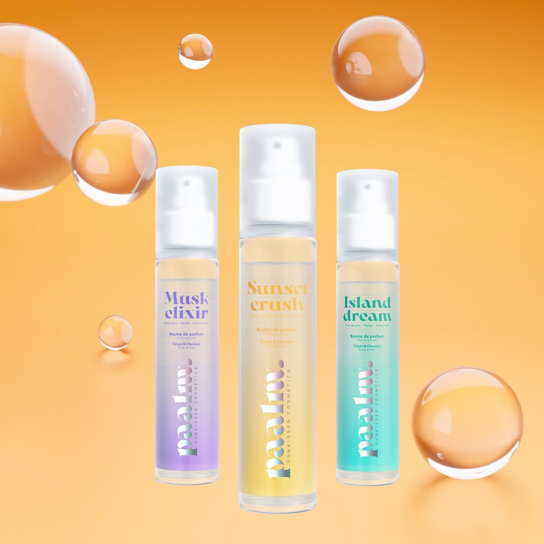 Brume parfumée corps & cheveux – Island Dream (3 coloris)